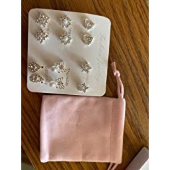 New 925 Sterling Silver Earrings, 6 Pairs 9-12 mm Hypoallergenic Cubic Z… - Picture 7 of 7